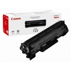 Картридж Canon C725 черный оригинальный для лазерных принтеров