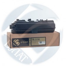 Тонер-картридж Булат s-Line (TOMOEGAWA) TK-1150 черный (Black) совместимый с чипом для лазерных принтеров Kyocera