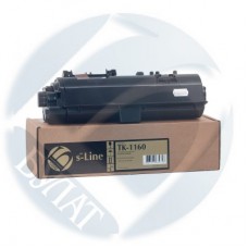 Тонер-картридж Булат E-Line (TOMOEGAWA) TK-1160 черный (Black) совместимый с чипом для лазерных принтеров Kyocera